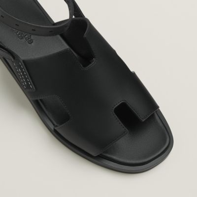 マヤ - ブラック - レディス サンダル＆レザーサンダル | Hermès